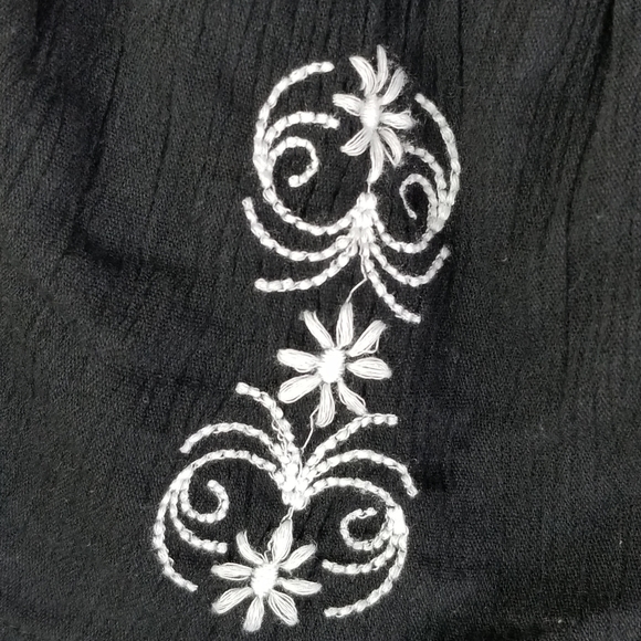 New Directions black gauze dress sz XL - Picture 6 of 7